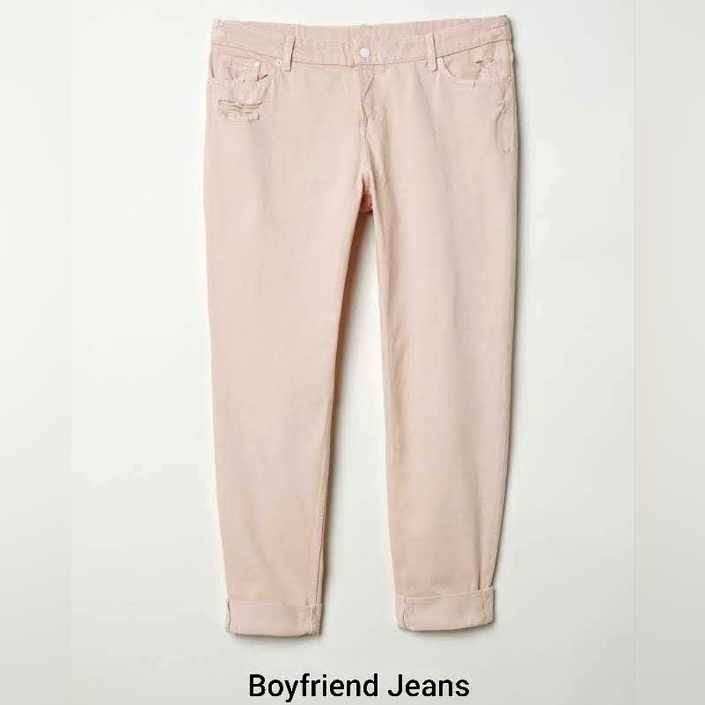 H&M Pink Boyfriend Jeans sz 30